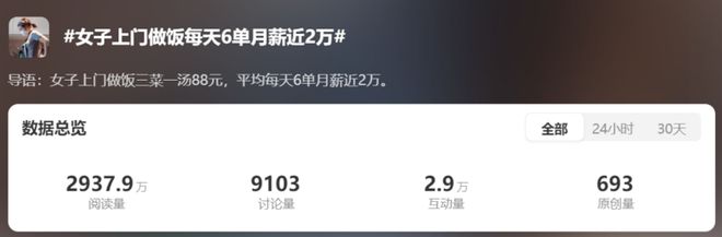 必一体育穿瑜伽裤上门做饭月入2万女子最新回应：不是为了流量(图1)